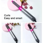 5-in-1 Hair Dryer Brush & Hot Air Styler – Professional Multi-Head Curler, Straightener & Volumizer - Image 9