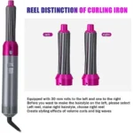 5-in-1 Hair Dryer Brush & Hot Air Styler – Professional Multi-Head Curler, Straightener & Volumizer - Image 4