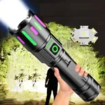 RL-730-T6 Ultra Bright Zoomable LED Flashlight – 1KM Long Range, USB Rechargeable, Metal Body - Image 5
