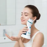 Allonsy 4-in-1 Electric Facial Cleansing Brush & Massager – Waterproof Rotating Face Cleaner for Deep Skin Care - Image 2