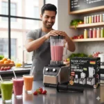 Silver Crest 3-in-1 Juicer Blender Grinder – 1000W High-Power Multipurpose Kitchen Appliance - Image 3