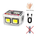 USB Rechargeable Sensor Headlight HX-816S Powerful LED Headlamp for Camping & Fishing
