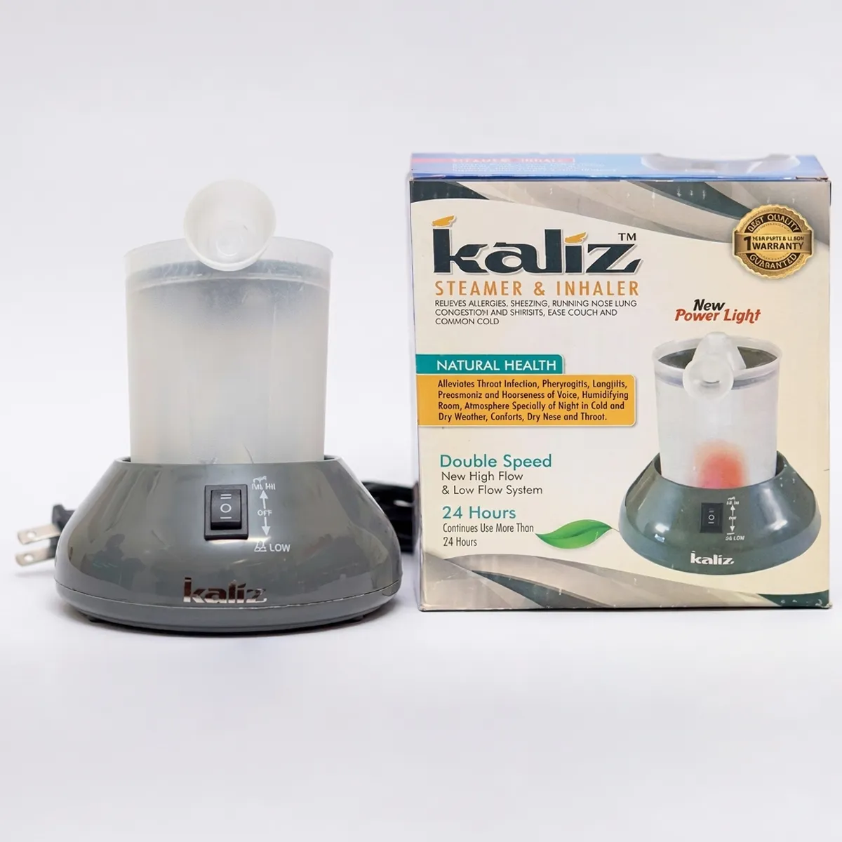 Untitled-1 Kaliz Steam Facial & Inhaler – Beauty Spa Mist Steamer for Blocked Nose, Blackheads & Face Moisture Care - Image 1