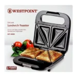 WestPoint Sandwich Toaster WF-6686 | Non-Stick Sandwich Maker 800W - Image 3