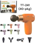 Head Massager for Men & Women with 4 Attachments (4000mAh Battery) & Deep Tissue Massager Machine For Pain Relief - Image 4