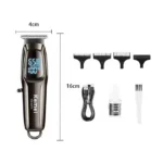 KEMEI KM-2273 Professional Men’s Hair Cutting Machine Wireless Trimmer with LED Display - Image 3