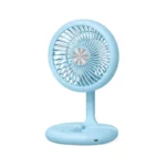 Rechargeable & Foldable 9-Inch Desktop Fan with Two Speed Control