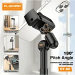 PLOKAMA DT80 Flexible Aluminium Desktop Stand – 360° Rotatable Phone & Tablet Holder | Overhead Shooting Stand for Photography, Live Streaming & Content Creation - Image 3