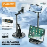 PLOKAMA DT100 Flexible Aluminium Desktop Stand – 360° Rotatable Phone & Tablet Holder | Overhead Shooting Stand for Photography, Live Streaming & Content Creation - Image 5