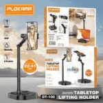 PLOKAMA DT100 Flexible Aluminium Desktop Stand – 360° Rotatable Phone & Tablet Holder | Overhead Shooting Stand for Photography, Live Streaming & Content Creation - Image 2