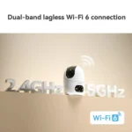 Imou Dual-Lens Indoor Smart Camera 2K+2K | 360° Baby & Pet Monitor with Wi-Fi 6 - Image 4