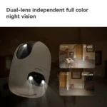 Imou Dual-Lens Indoor Smart Camera 2K+2K | 360° Baby & Pet Monitor with Wi-Fi 6 - Image 3