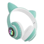 STN-28 Cat Wireless Bluetooth Headphones with RGB LED Cat Ears - Image 5