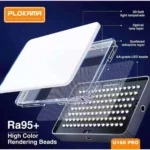U160 Pro RGB LED Video Light – Portable Mini Studio Lighting for Photography & Content Creation