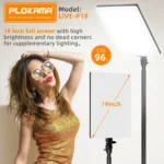 PLOKAMA LIVE-P19 Professional LED Fill Light with Stand (One Shine Panel Series)