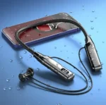 RECRSI RE-NY052 Wireless Bluetooth Neckband | 200 Hours Backup | LED Display - Image 4