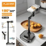 PLOKAMA DT100 Flexible Aluminium Desktop Stand – 360° Rotatable Phone & Tablet Holder | Overhead Shooting Stand for Photography, Live Streaming & Content Creation - Image 3